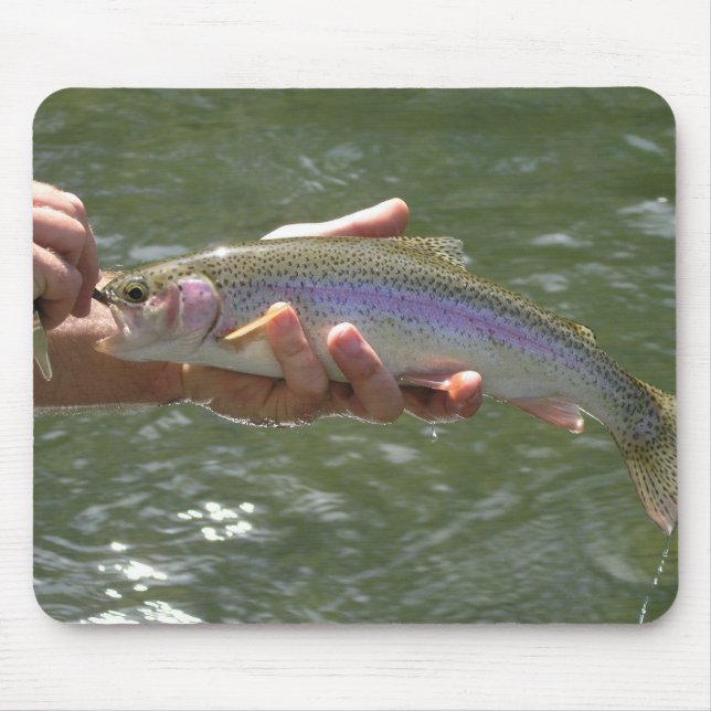 Rainbow trout mouse mat (Front)