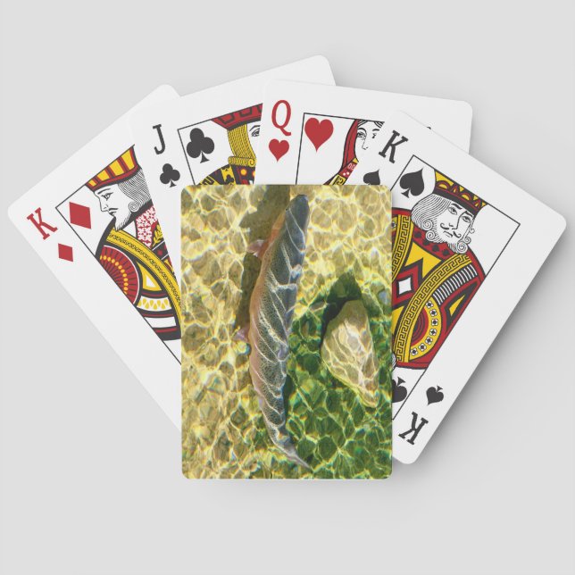 Rainbow Trout Playing Cards (Back)
