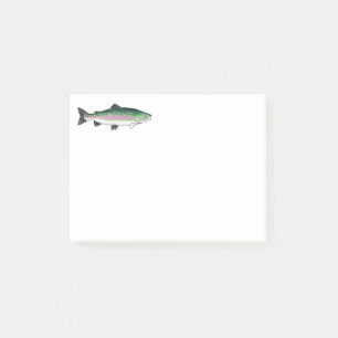 Rainbow Trout Post-it Notes