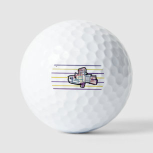 Rainbow trout summer golf balls