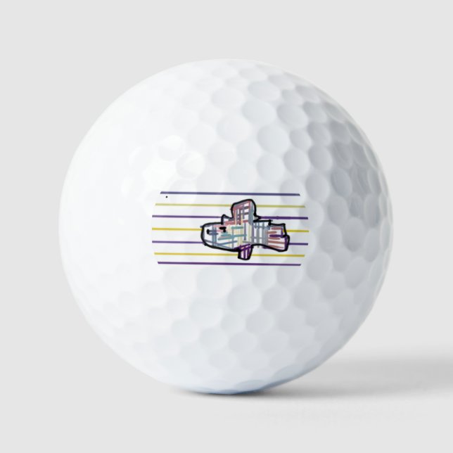 Rainbow trout summer  golf balls (Front)