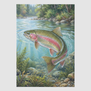 Rainbow Trout Tissue Paper