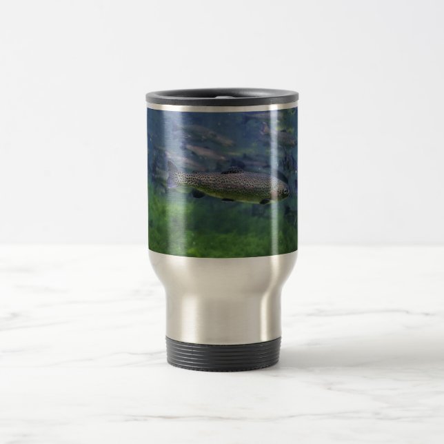 Rainbow Trout Travel Mug (Center)
