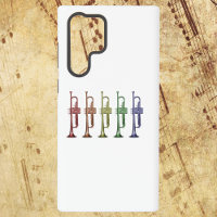 Rainbow Trumpet Lineup Brass Instrument Musician