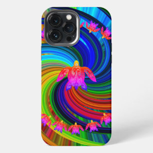 Rainbow Turtles iPhone 13 Pro Max Case