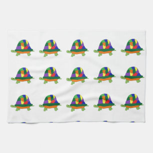 Rainbow Turtles towel