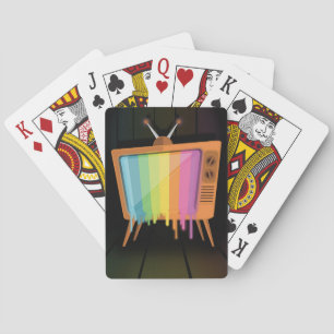 Rainbow TV Playing Cards