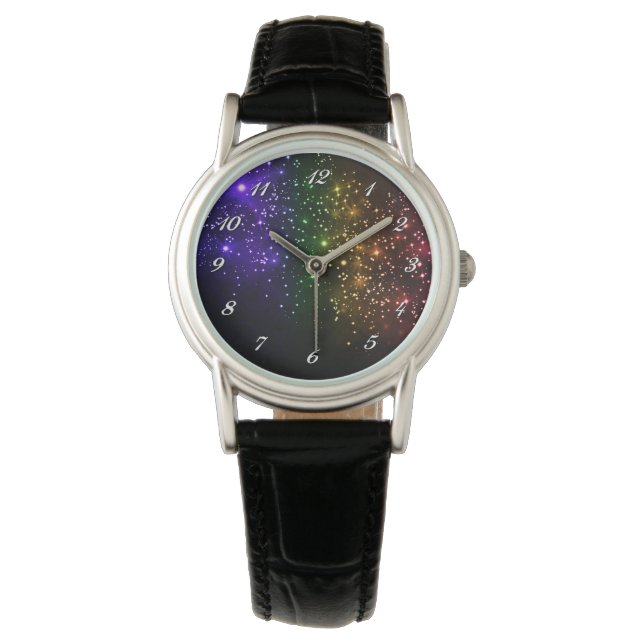 Rainbow Twilight Wrist Watch (Front)