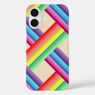 Rainbow Twist iPhone 16 Case