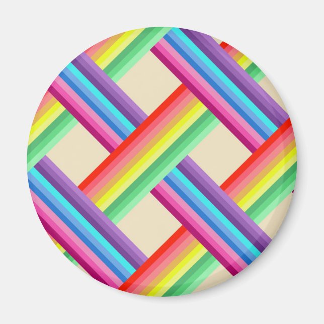 Rainbow Twist Magnet (Front)