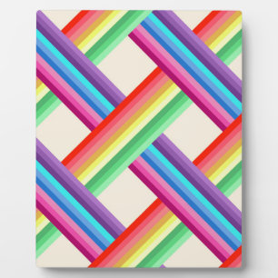 Rainbow Twist Plaque