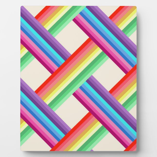 Rainbow Twist Plaque (Front)