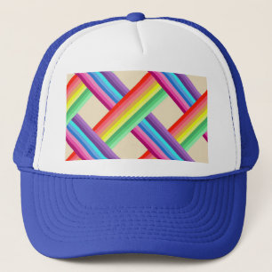 Rainbow Twist Trucker Hat