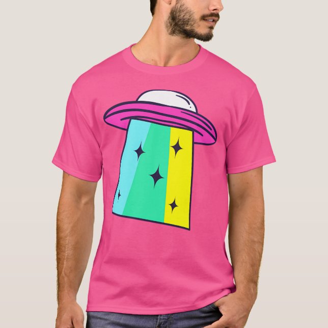 Rainbow Ufo T-Shirt (Front)