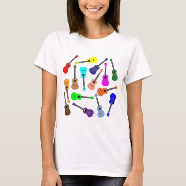 Rainbow Ukulele T-Shirt (Front)