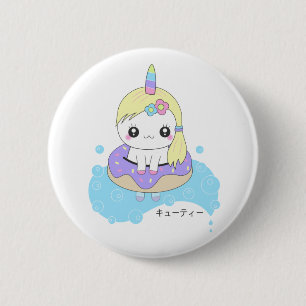 Rainbow Unicorn 6 Cm Round Badge