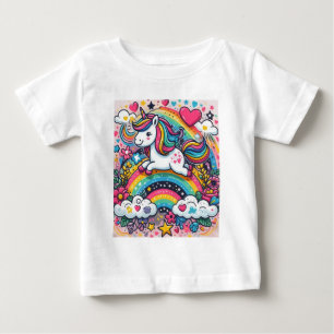 Rainbow Unicorn Baby T-Shirt
