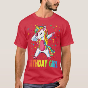 Rainbow Unicorn Birthday Girl Gift Outfit Funny G T-Shirt