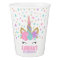 Rainbow Unicorn Birthday Paper Cup Pink Gold Cup