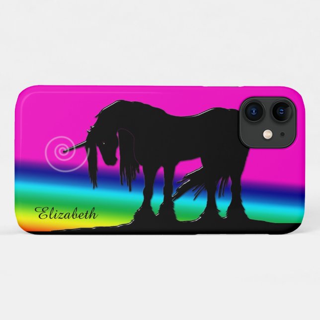 Rainbow Unicorn Case-Mate iPhone Case (Back (Horizontal))