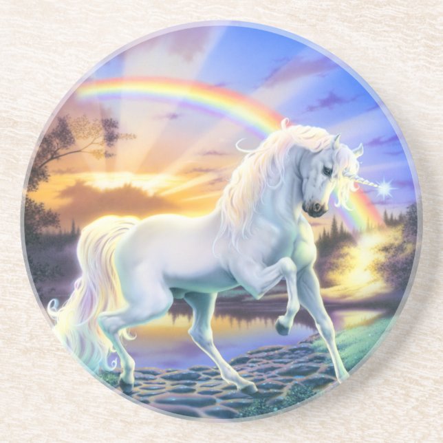 Rainbow Unicorn Coaster (Front)