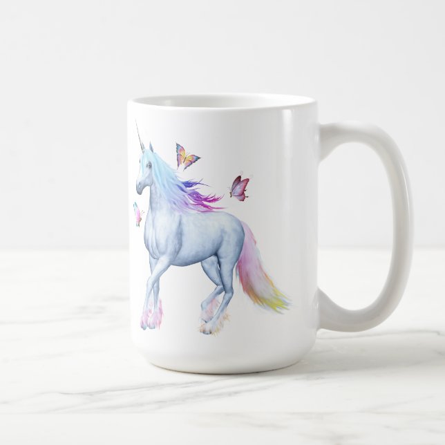 Rainbow unicorn coffee mug (Right)