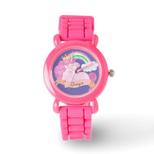 🌈Rainbow Unicorn Custom Name    Watch