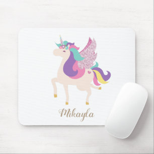 Rainbow Unicorn Cute Mouse Mat