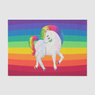 Rainbow Unicorn Decoupage Tissue Paper