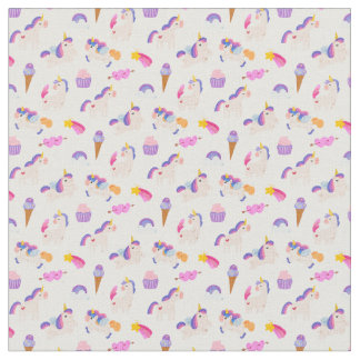 Rainbow Unicorn Dreams Fabric
