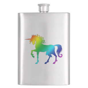 Rainbow Unicorn Flask