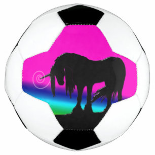 Rainbow Unicorn Football