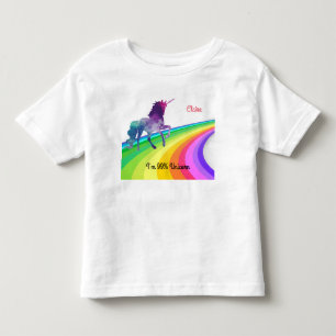 Rainbow Unicorn - Girl's T-shirt