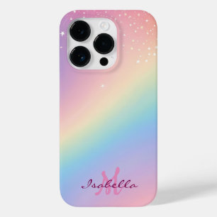 Rainbow Unicorn Glitter Case-Mate iPhone 14 Pro Case
