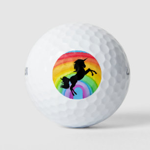 RAINBOW UNICORN GOLF BALLS