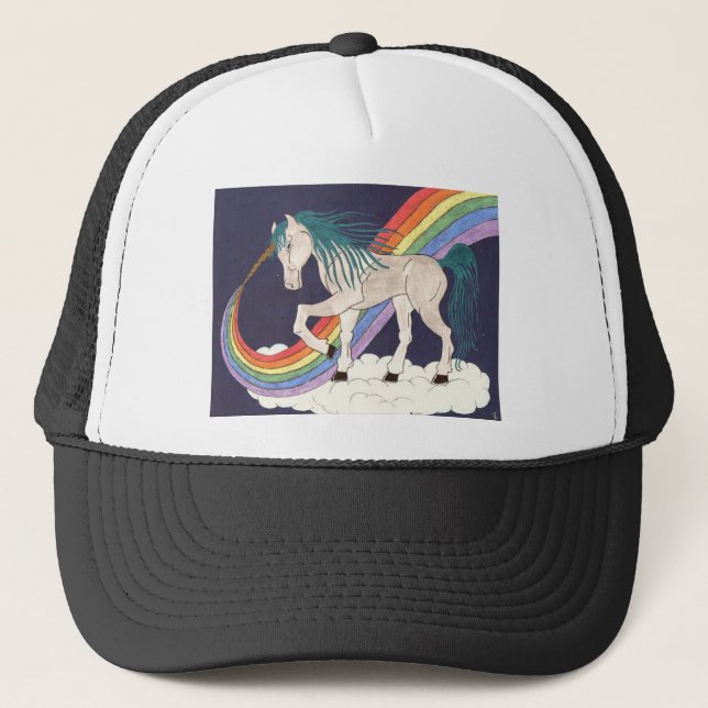 Rainbow Unicorn Hat (Front)