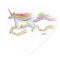 Rainbow Unicorn Horse Pony Cute Fly Heart Stickers
