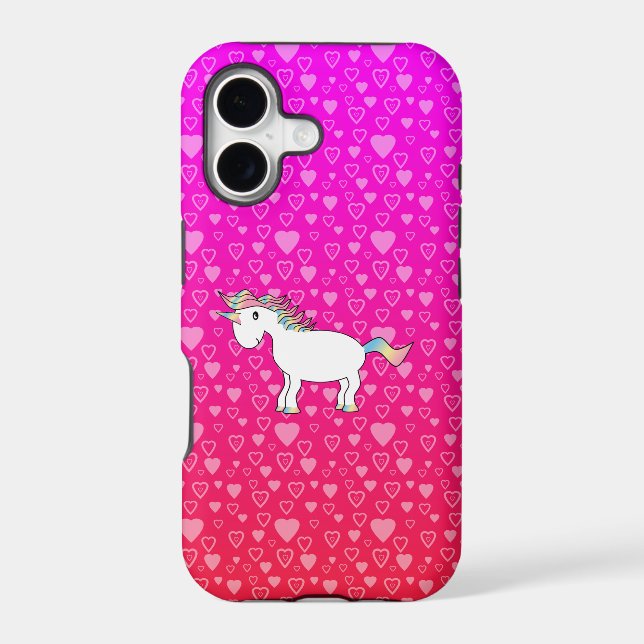 Rainbow unicorn iphone 5 case (Back)