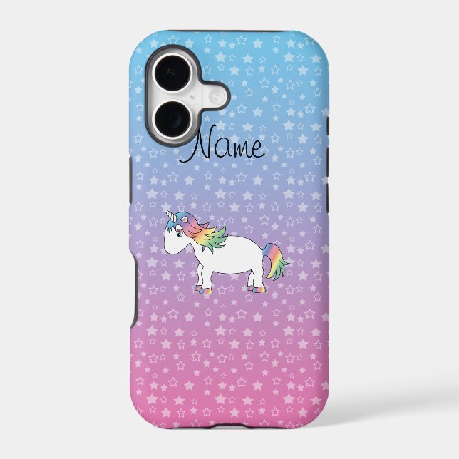 Rainbow unicorn iphone 5 case (Back)