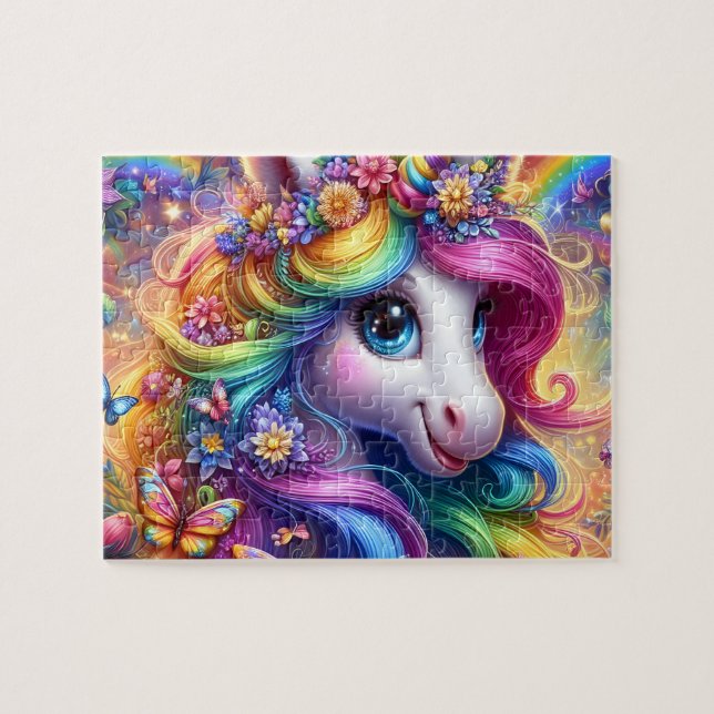 Rainbow Unicorn Jigsaw Puzzle (Horizontal)