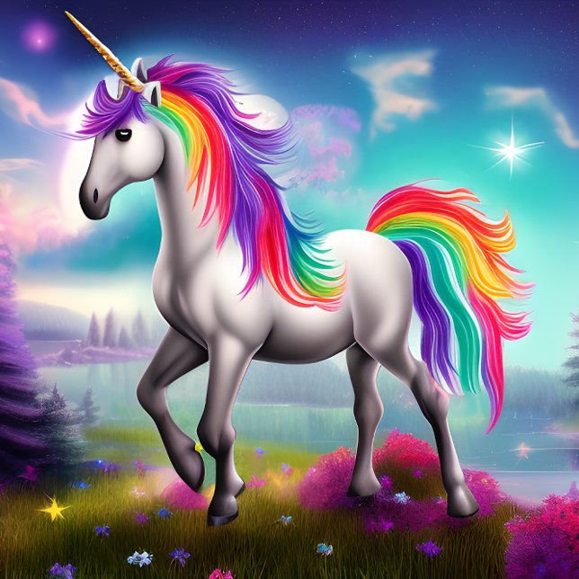 Rainbow Unicorn Jigsaw Puzzle (Creator Uploaded)