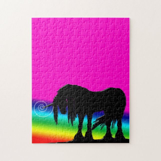 Rainbow Unicorn Jigsaw Puzzle (Vertical)