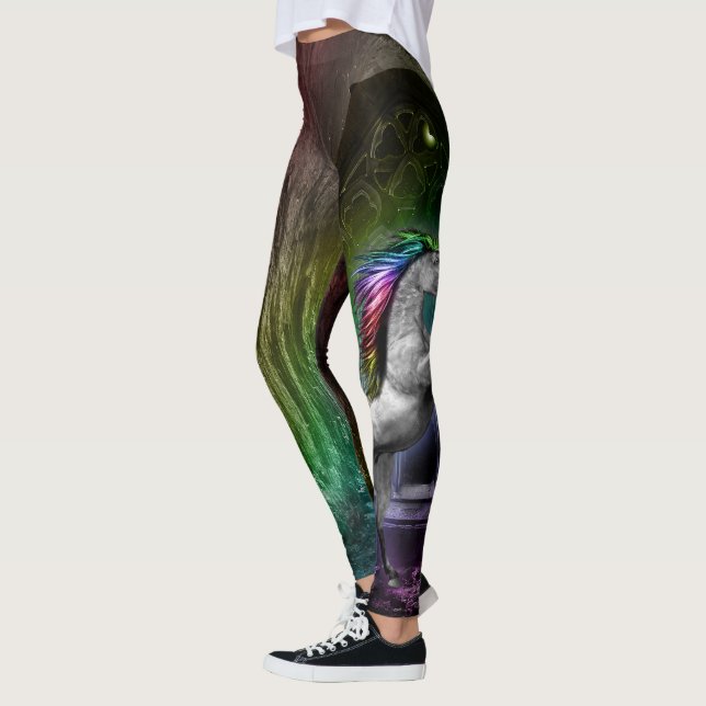 Rainbow Unicorn Leggings (Left)