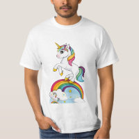 Rainbow Unicorn Lifesize Cardboard Cutout