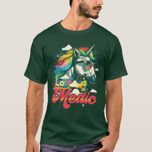 Rainbow Unicorn Medic T-Shirt
