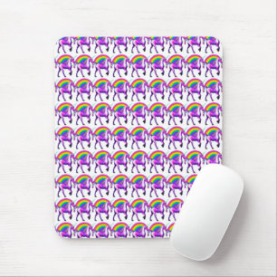 Rainbow unicorn mouse mat
