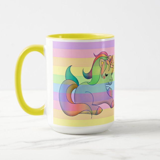 Rainbow Unicorn Mug (Left)