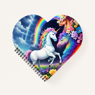 Rainbow Unicorn One Notebook