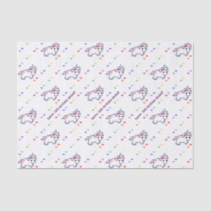 Rainbow Unicorn Party Tissue Paper
