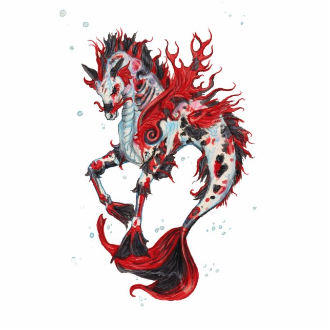 Rainbow Unicorn Pegasus Horse Pony Kirin Cute Standing Photo Sculpture (Front)